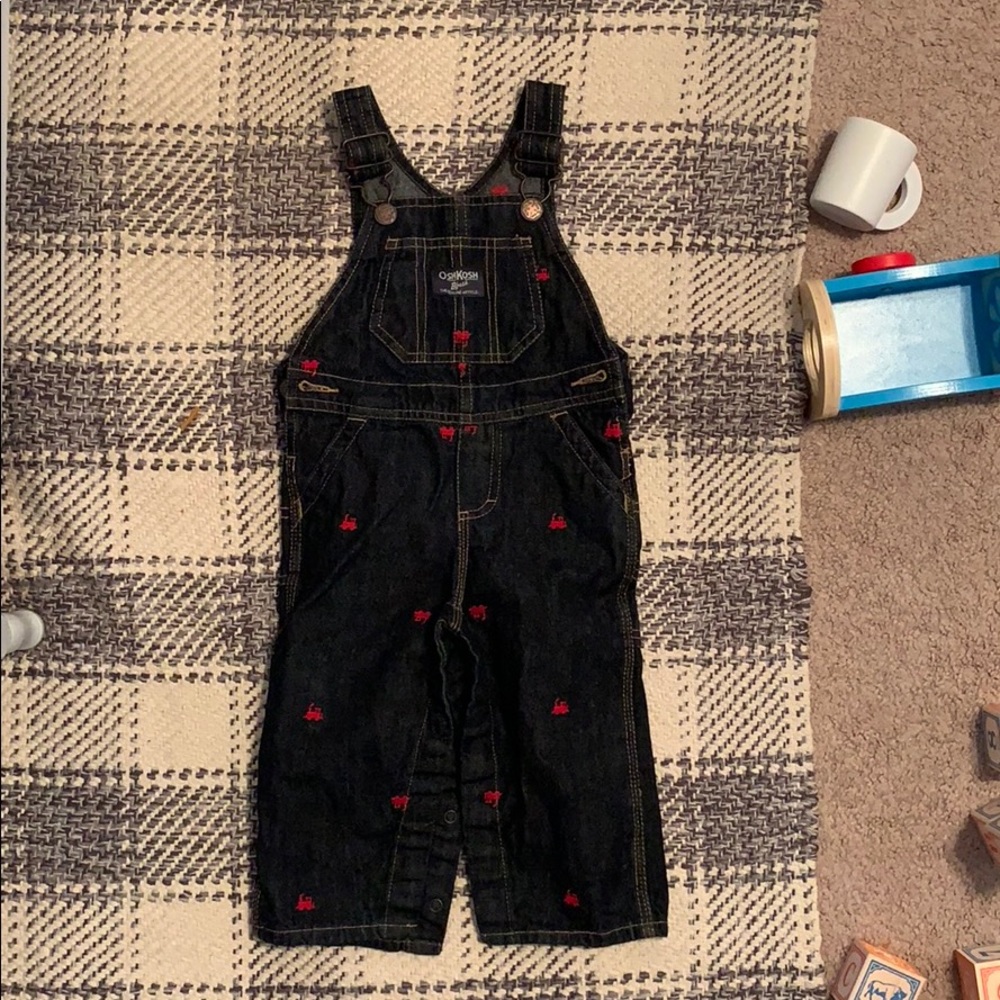 New!! Oshkosh B’Gosh Denim Overalls with T…